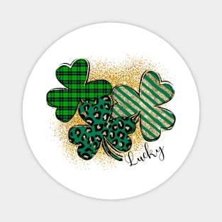 St. Patrick's Day Lucky Heart Magnet